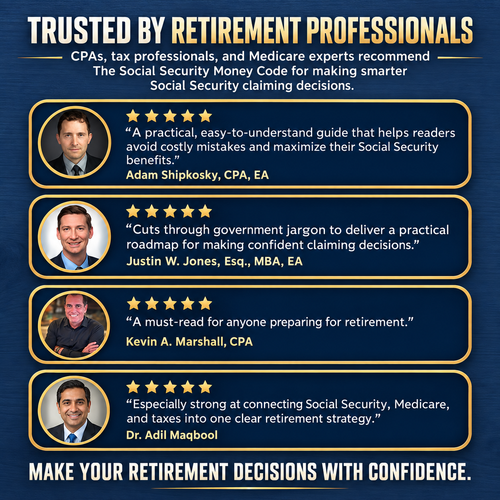The Social Security Money Code: How to Choose the Right Time to Claim, Avoid Costly Medicare & Tax Mistakes + Maximize Every Dollar of Retirement Income You've Earned